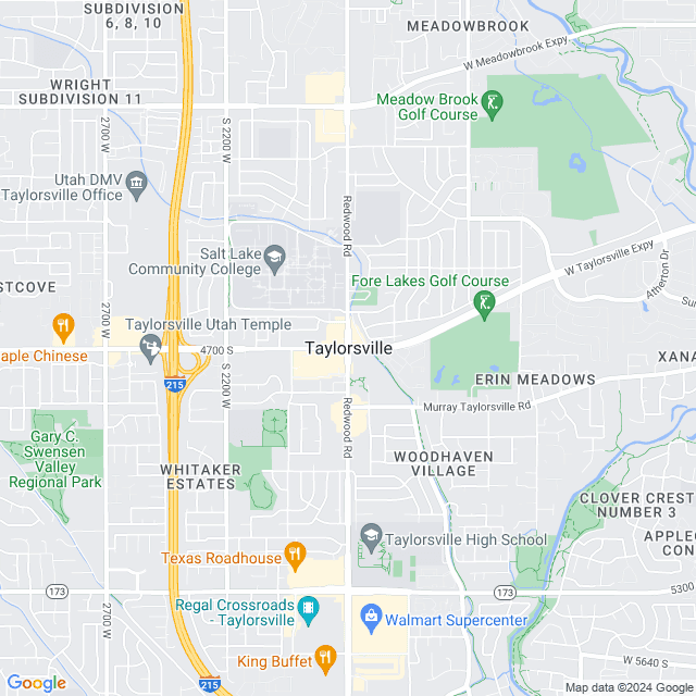 Map of Taylorsville, Utah